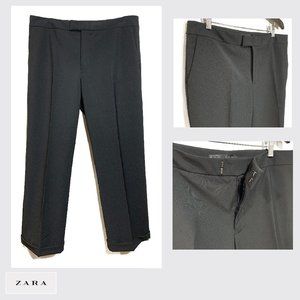 ZARA cropped pants Mid-rise